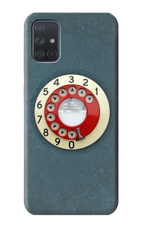 S1968 Rotary Dial Telephone Case Cover Custodia per Samsung Galaxy A71 5G