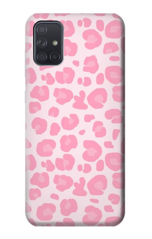 S2213 Pink Leopard Pattern Case Cover Custodia per Samsung Galaxy A71 5G