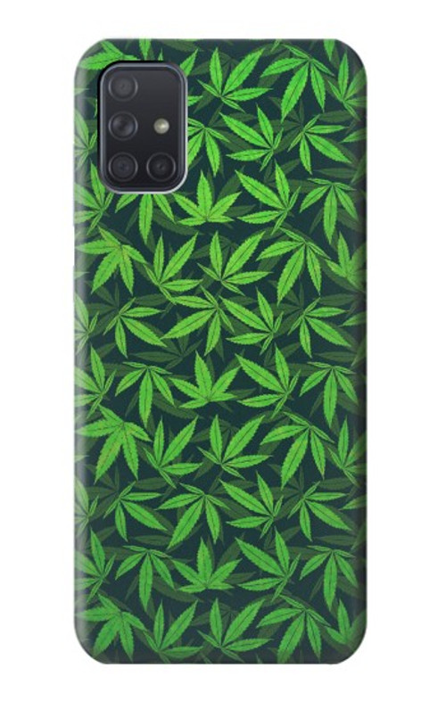 S2666 Marijuana Pattern Case Cover Custodia per Samsung Galaxy A71 5G