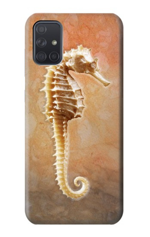 S2674 Seahorse Skeleton Fossil Case Cover Custodia per Samsung Galaxy A71 5G