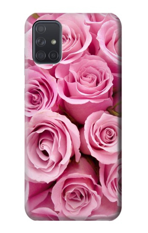 S2943 Pink Rose Case Cover Custodia per Samsung Galaxy A71 5G