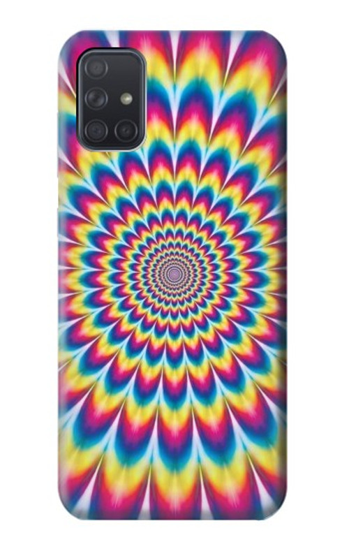 S3162 Colorful Psychedelic Case Cover Custodia per Samsung Galaxy A71 5G