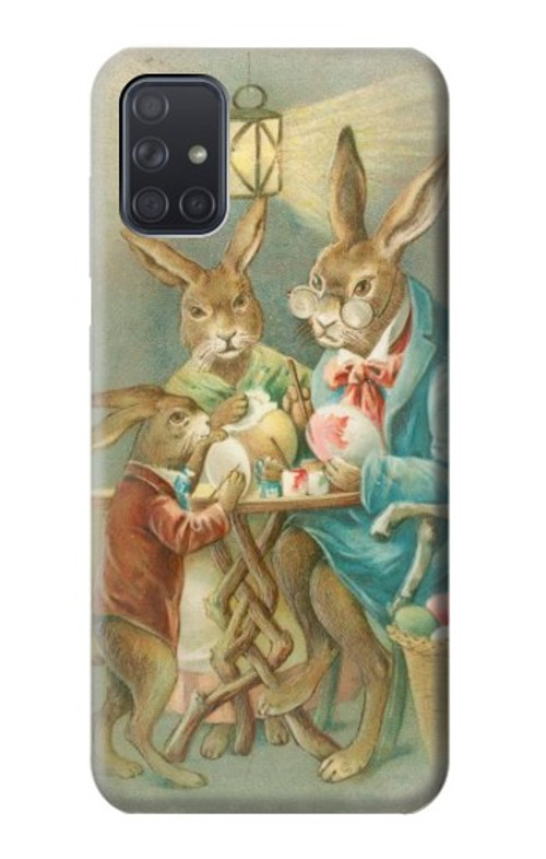 S3164 Easter Rabbit Family Case Cover Custodia per Samsung Galaxy A71 5G
