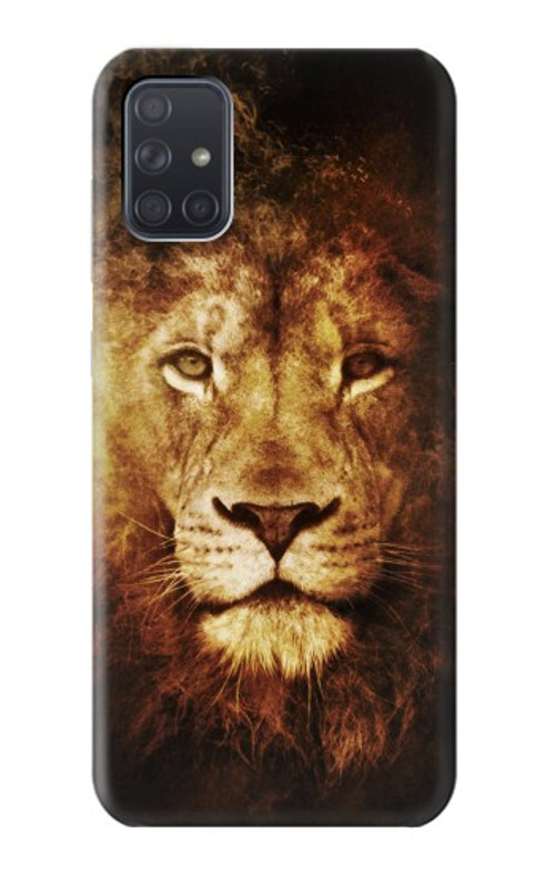 S3182 Lion Case Cover Custodia per Samsung Galaxy A71 5G