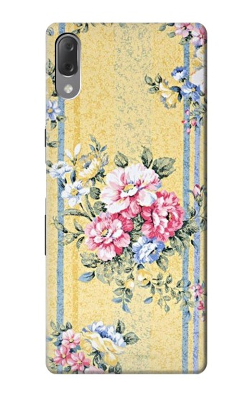 S2229 Vintage Flowers Case Cover Custodia per Sony Xperia L3