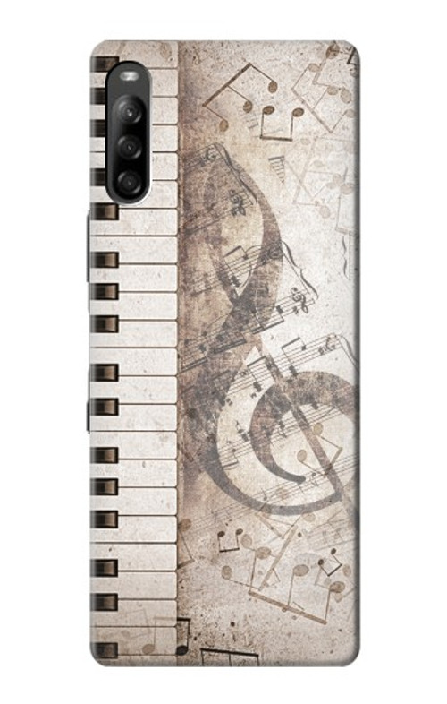 S3390 Music Note Case Cover Custodia per Sony Xperia L4