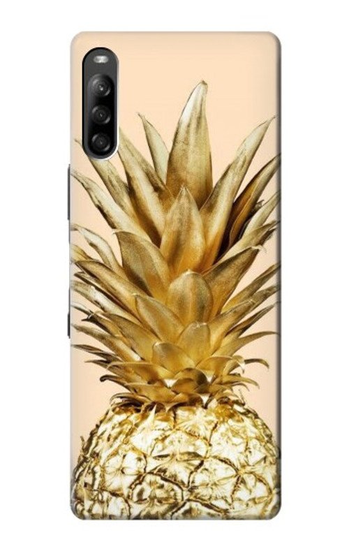 S3490 Gold Pineapple Case Cover Custodia per Sony Xperia L4