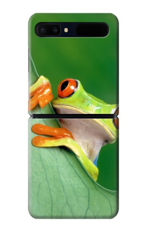 S1047 Little Frog Case Cover Custodia per Samsung Galaxy Z Flip 5G S1047 Little Frog Case Cover Custodia per Samsung Galaxy Z Flip 5G