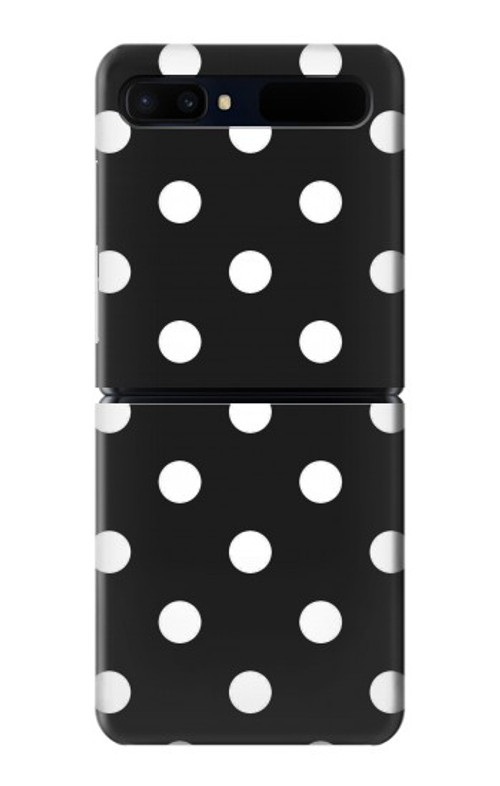 S2299 Black Polka Dots Case Cover Custodia per Samsung Galaxy Z Flip 5G S2299 Black Polka Dots Case Cover Custodia per Samsung Galaxy Z Flip 5G