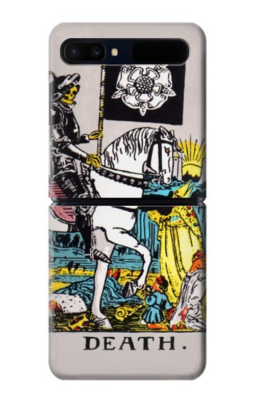 S3008 Tarot Card Death Case Cover Custodia per Samsung Galaxy Z Flip 5G S3008 Tarot Card Death Case Cover Custodia per Samsung Galaxy Z Flip 5G