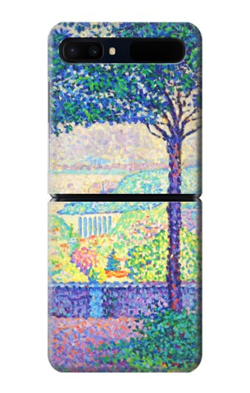S3349 Paul Signac Terrace of Meudon Case Cover Custodia per Samsung Galaxy Z Flip 5G S3349 Paul Signac Terrace of Meudon Case Cover Custodia per Samsung Galaxy Z Flip 5G