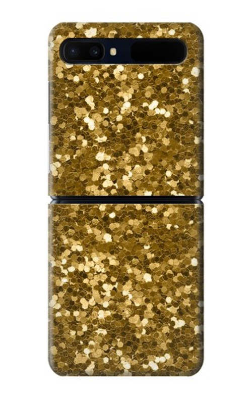 S3388 Gold Glitter Graphic Print Case Cover Custodia per Samsung Galaxy Z Flip 5G S3388 Gold Glitter Graphic Print Case Cover Custodia per Samsung Galaxy Z Flip 5G