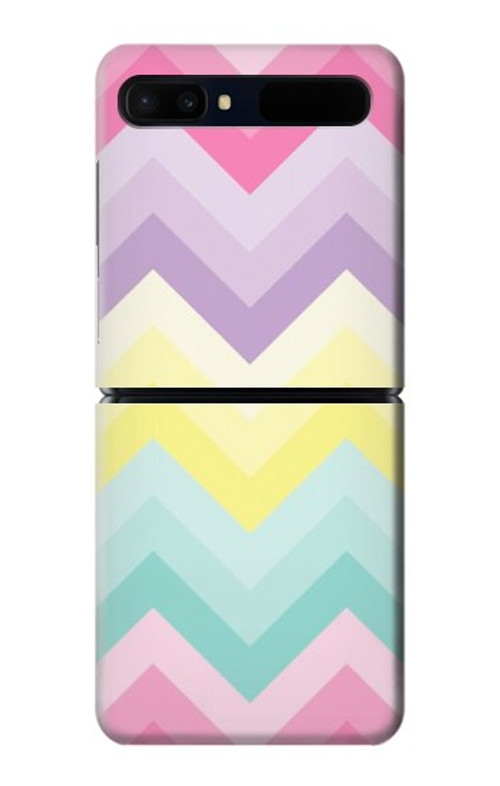 S3514 Rainbow Zigzag Case Cover Custodia per Samsung Galaxy Z Flip 5G