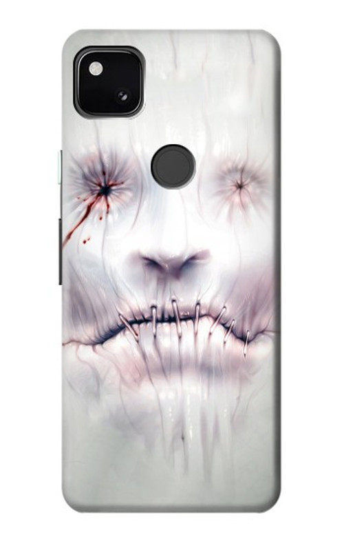 S0884 Horror Face Case Cover Custodia per Google Pixel 4a