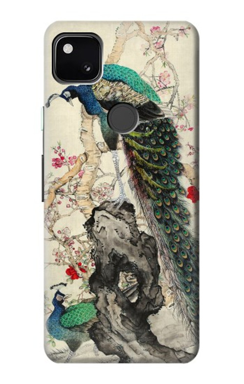 S2086 Peacock Painting Case Cover Custodia per Google Pixel 4a