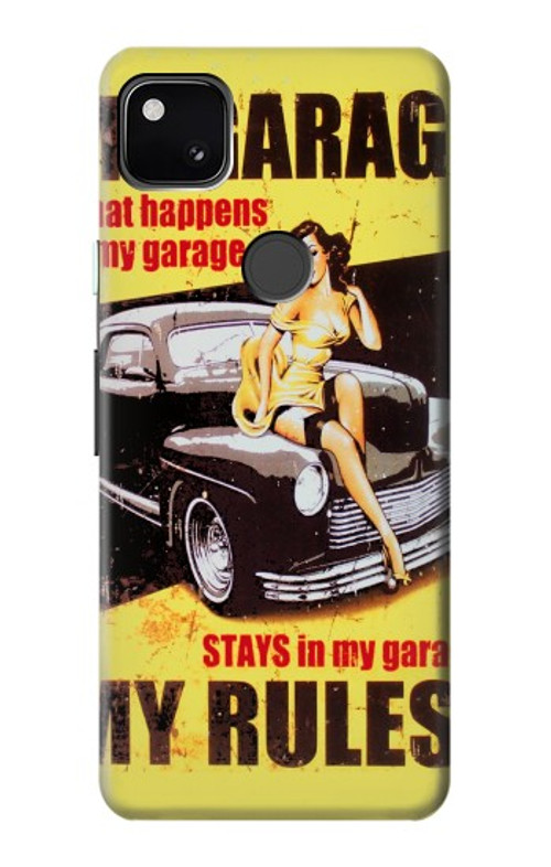 S3198 My Garage Pinup Girl Case Cover Custodia per Google Pixel 4a