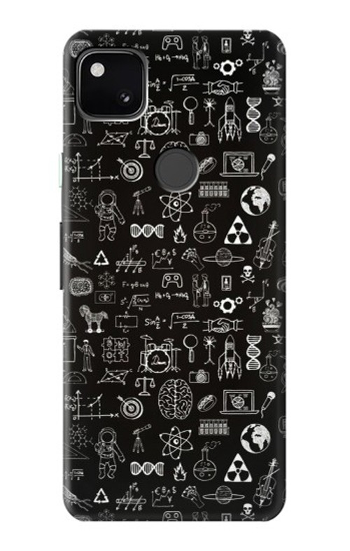 S3426 Blackboard Science Case Cover Custodia per Google Pixel 4a