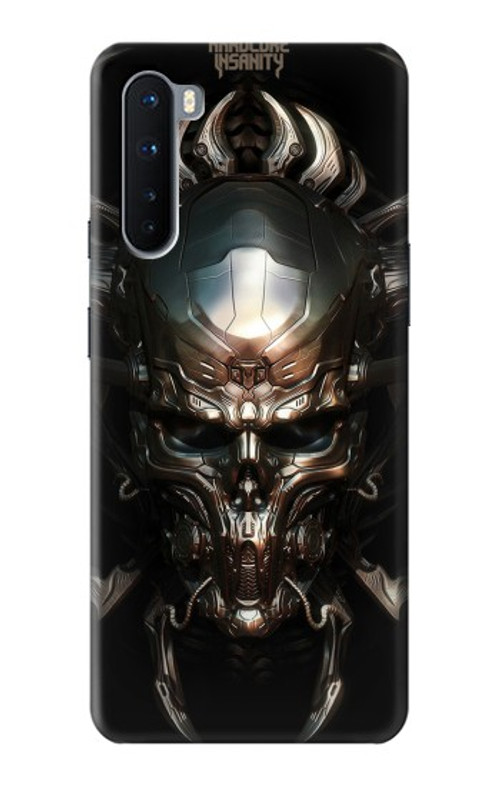 S1027 Hardcore Metal Skull Case Cover Custodia per OnePlus Nord