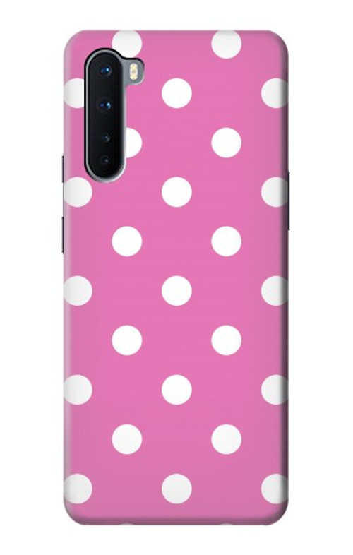 S2358 Pink Polka Dots Case Cover Custodia per OnePlus Nord