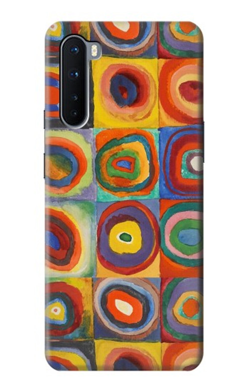 S3409 Squares Concentric Circles Case Cover Custodia per OnePlus Nord