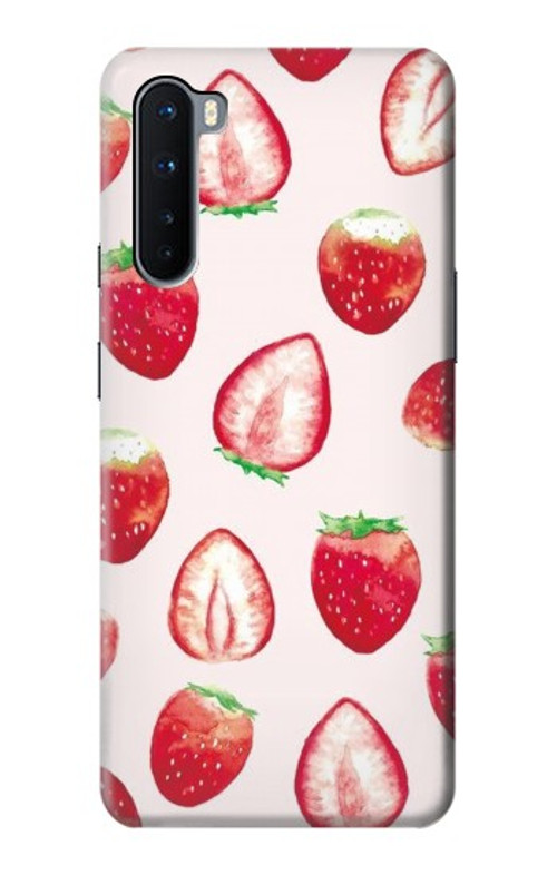 S3481 Strawberry Case Cover Custodia per OnePlus Nord