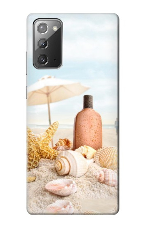 S1425 Seashells on The Beach Case Cover Custodia per Samsung Galaxy Note 20