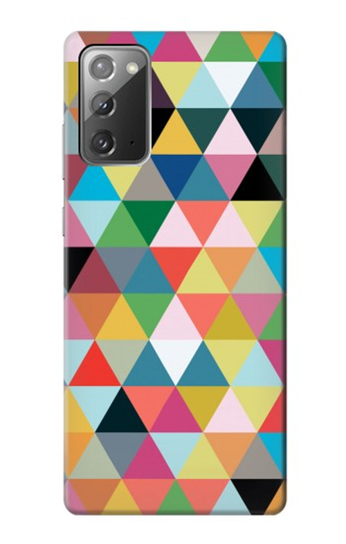 S3049 Triangles Vibrant Colors Case Cover Custodia per Samsung Galaxy Note 20