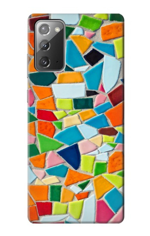 S3391 Abstract Art Mosaic Tiles Graphic Case Cover Custodia per Samsung Galaxy Note 20