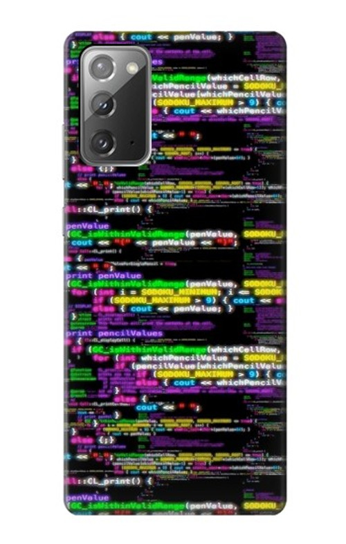S3420 Coding Programmer Case Cover Custodia per Samsung Galaxy Note 20
