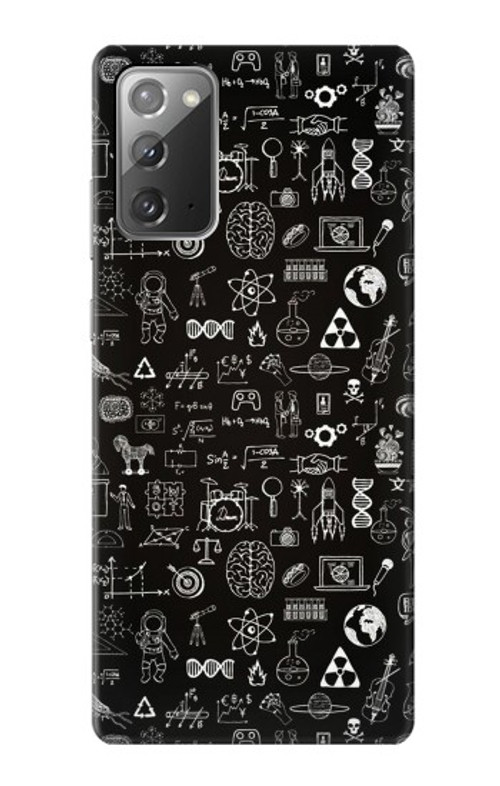 S3426 Blackboard Science Case Cover Custodia per Samsung Galaxy Note 20