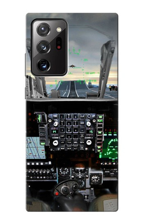 S2435 Fighter Jet Aircraft Cockpit Case Cover Custodia per Samsung Galaxy Note 20 Ultra, Ultra 5G