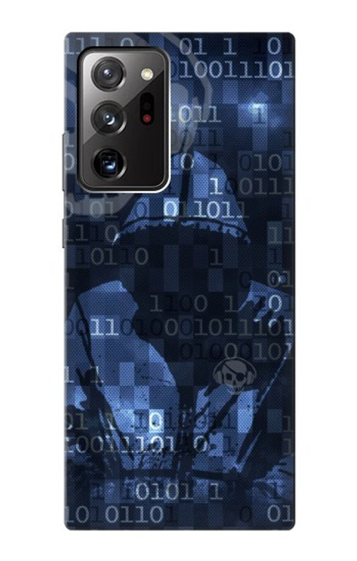 S3431 Digital Code Cyber Hacker Case Cover Custodia per Samsung Galaxy Note 20 Ultra, Ultra 5G