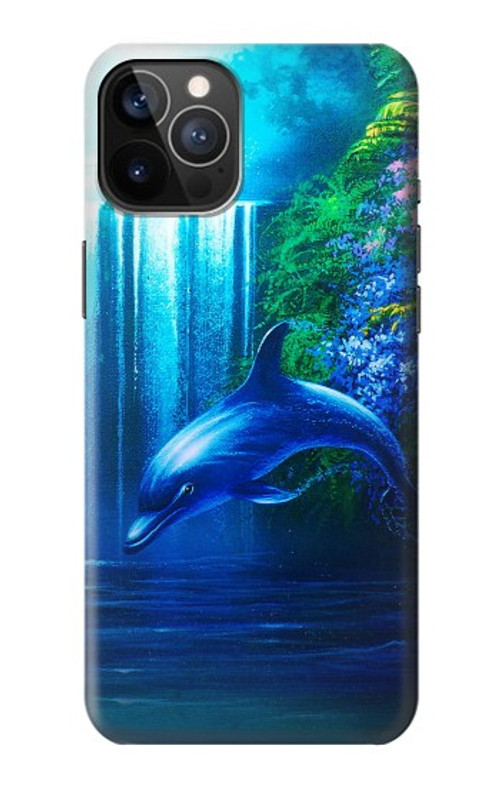 S0385 Dolphin Case Cover Custodia per iPhone 12, iPhone 12 Pro
