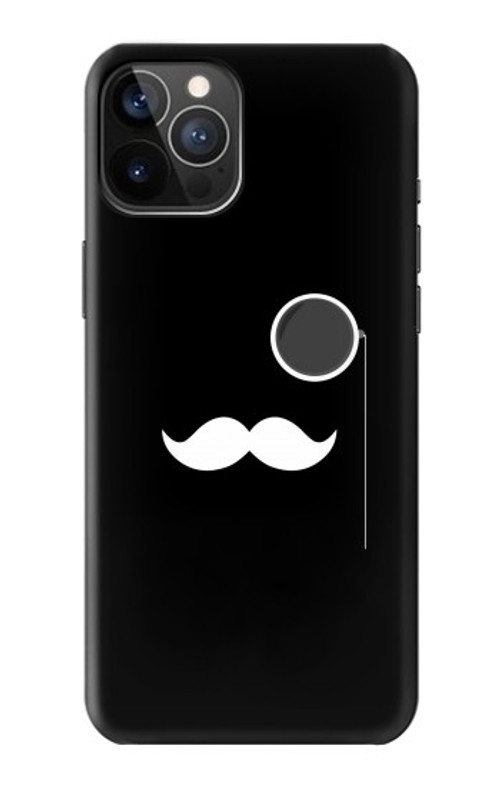 S1946 Sir Mustache Minimalism Case Cover Custodia per iPhone 12, iPhone 12 Pro