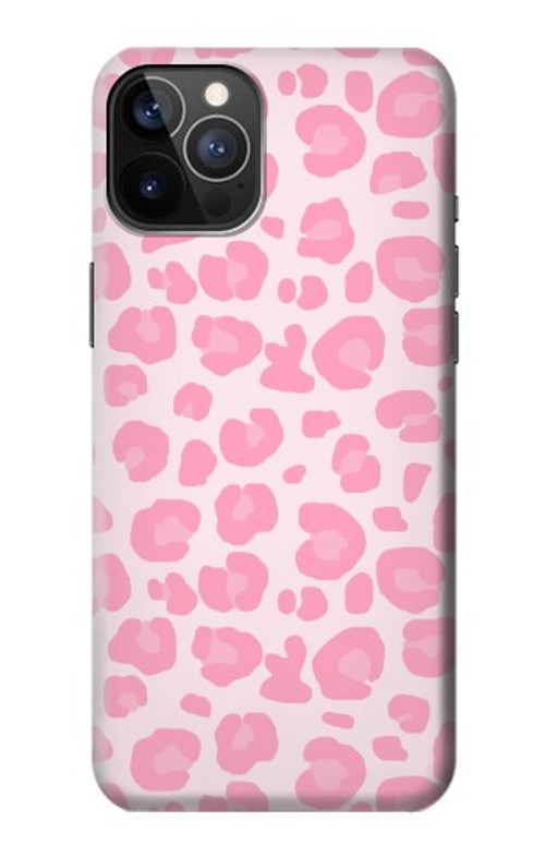 S2213 Pink Leopard Pattern Case Cover Custodia per iPhone 12, iPhone 12 Pro