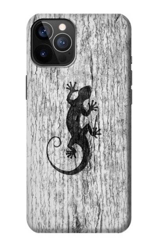 S2446 Gecko Wood Graphic Printed Case Cover Custodia per iPhone 12, iPhone 12 Pro