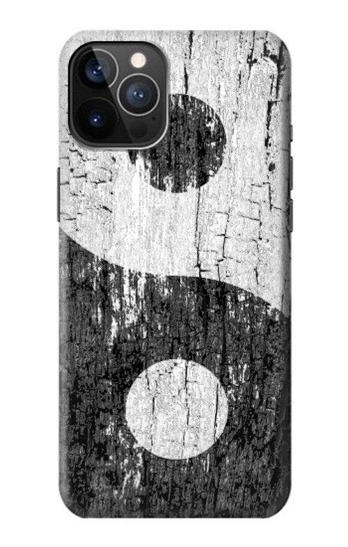 S2489 Yin Yang Wood Graphic Printed Case Cover Custodia per iPhone 12, iPhone 12 Pro