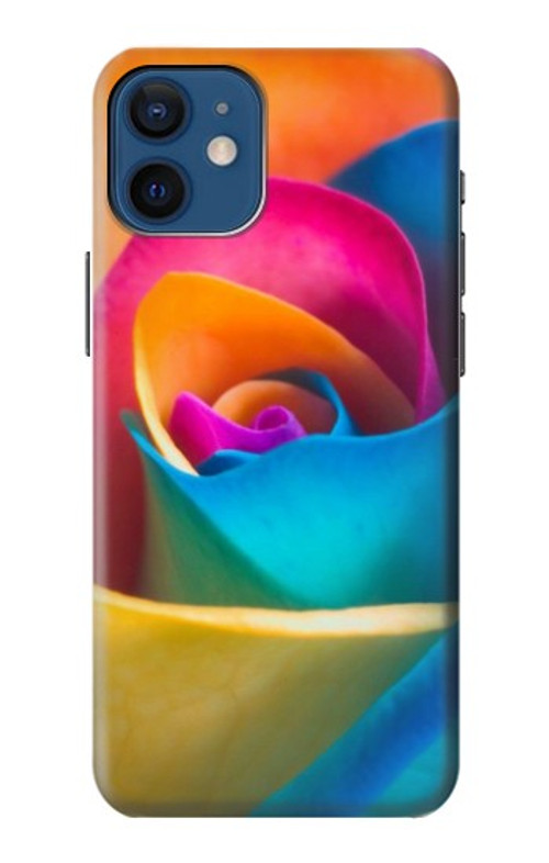 S1671 Rainbow Colorful Rose Case Cover Custodia per iPhone 12 mini S1671 Rainbow Colorful Rose Case Cover Custodia per iPhone 12 mini