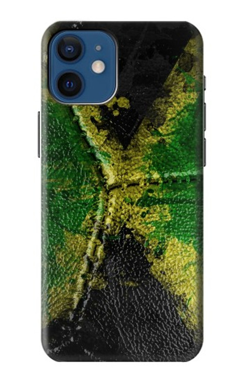 S3319 Jamaica Flag Vintage Football Graphic Case Cover Custodia per iPhone 12 mini