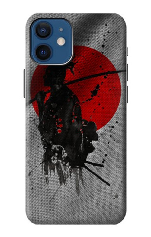 S3517 Japan Flag Samurai Case Cover Custodia per iPhone 12 mini