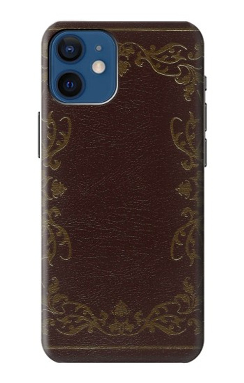 S3553 Vintage Book Cover Case Cover Custodia per iPhone 12 mini