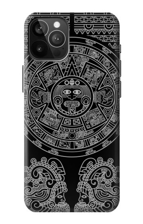 S1838 Mayan Pattern Case Cover Custodia per iPhone 12 Pro Max