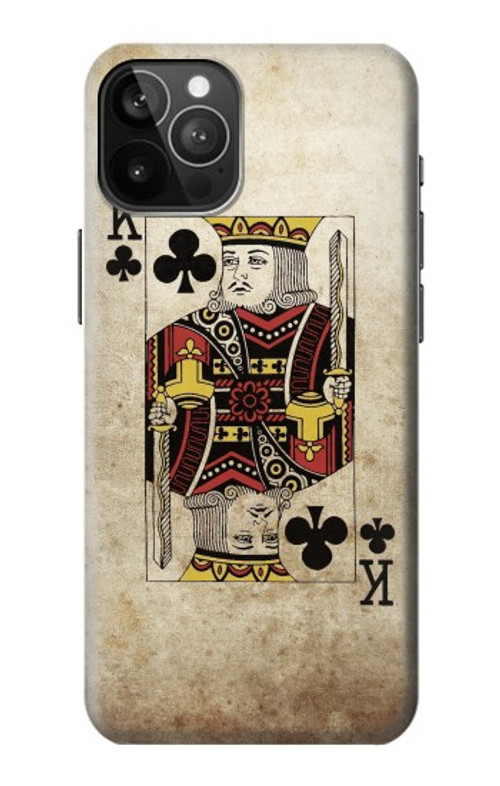 S2528 Poker King Card Case Cover Custodia per iPhone 12 Pro Max