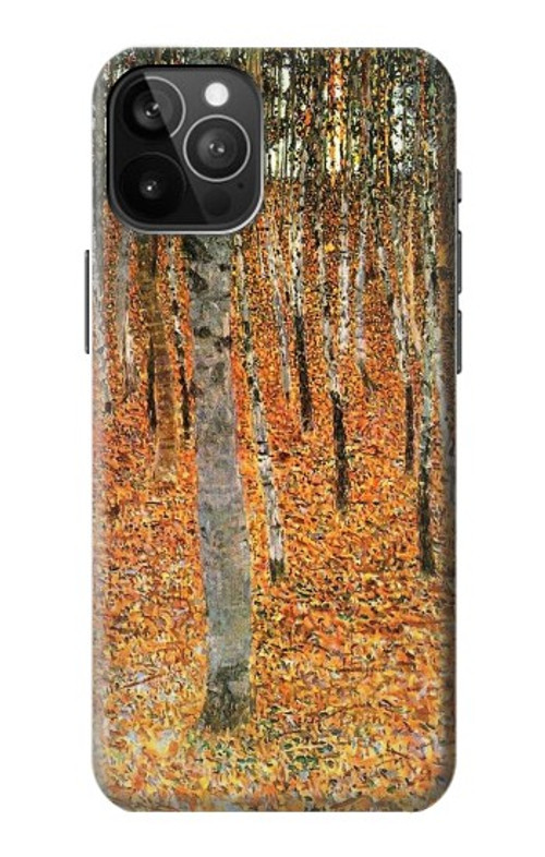 S3380 Gustav Klimt Birch Forest Case Cover Custodia per iPhone 12 Pro Max