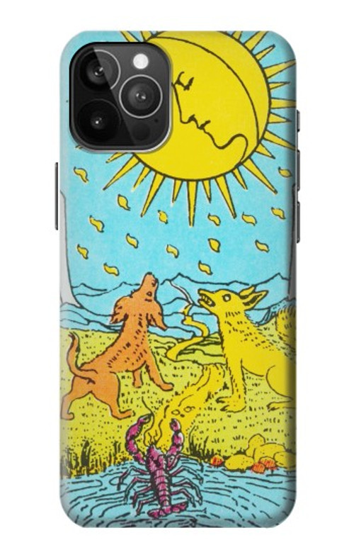S3435 Tarot Card Moon Case Cover Custodia per iPhone 12 Pro Max