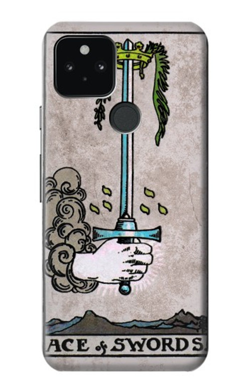 S2482 Tarot Card Ace of Swords Case Cover Custodia per Google Pixel 5