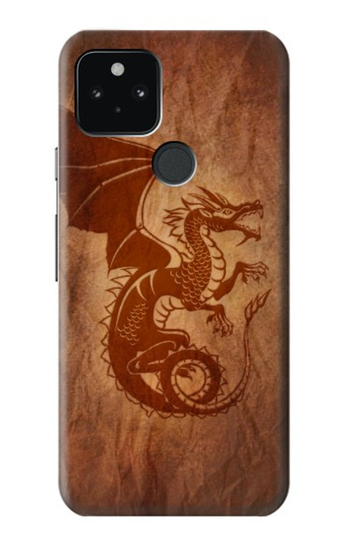 S3086 Red Dragon Tattoo Case Cover Custodia per Google Pixel 5