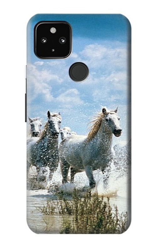 S0250 White Horse 2 Case Cover Custodia per Google Pixel 4a 5G