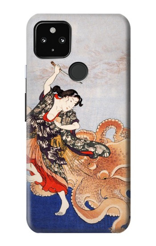 S2496 Japan Art Utagawa Kuniyoshi Tamatori Case Cover Custodia per Google Pixel 4a 5G S2496 Japan Art Utagawa Kuniyoshi Tamatori Case Cover Custodia per Google Pixel 4a 5G