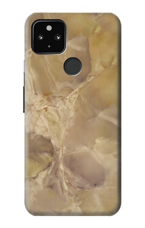 S3240 Yellow Marble Stone Case Cover Custodia per Google Pixel 4a 5G